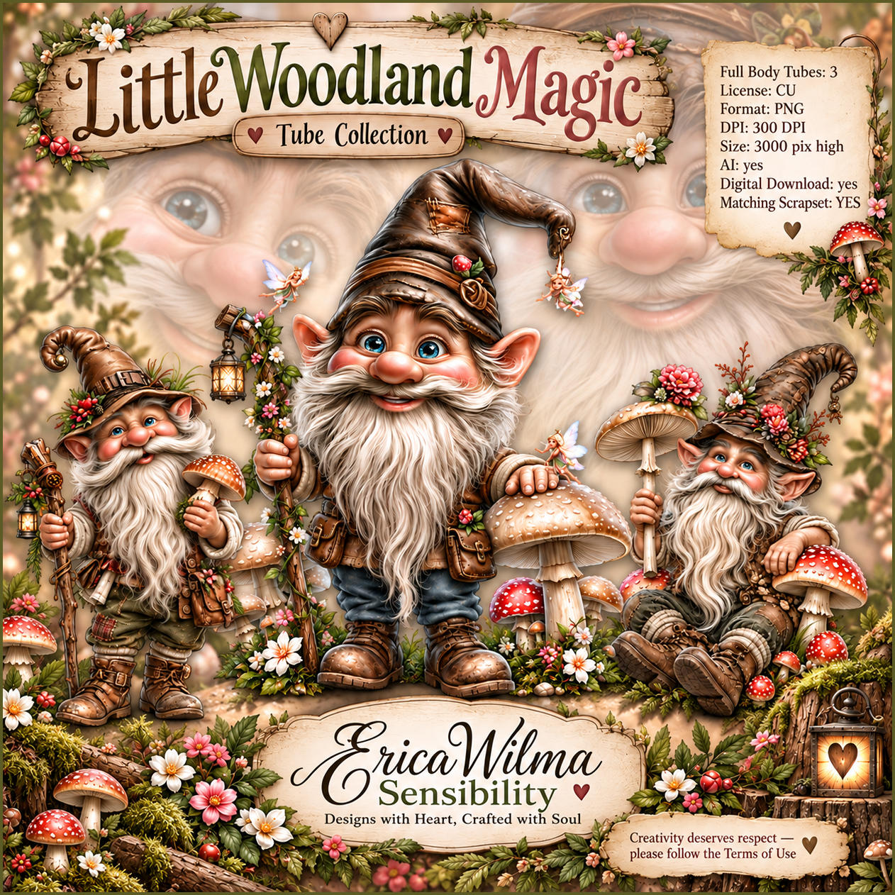 (image for) WEEKFREEBIE EW AI Little Woodland Magic - tubeset 2026